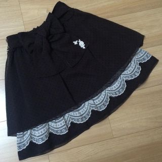 ウィルセレクション(WILLSELECTION)のWILLSELECTION ウィルセレクション ⭐︎ ドットレース刺繍スカート(ミニスカート)