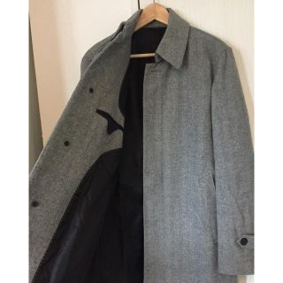 TETE HOMME - TETE HOMME ステンカラーコート ウール ツイード ...