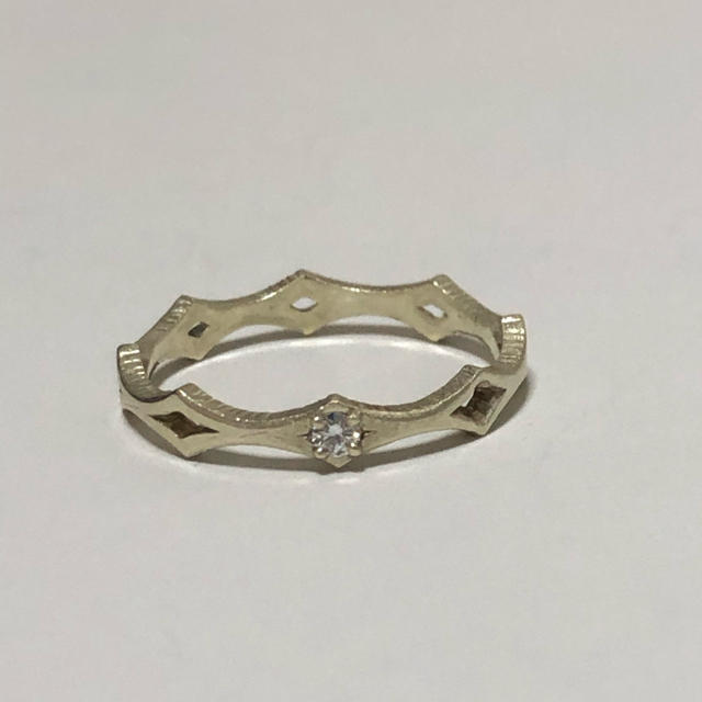 新品未使用 KAORU アトリエカオル リング カレイド K10 ダイヤモンド リング(指輪)