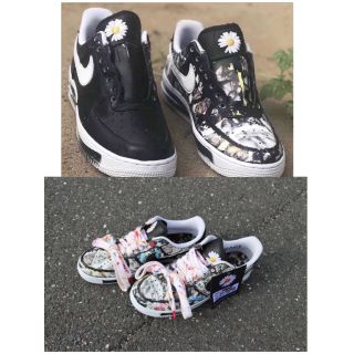 ピースマイナスワン(PEACEMINUSONE)のNike×G-dragon  Airforce1 para-noise 27cm(スニーカー)