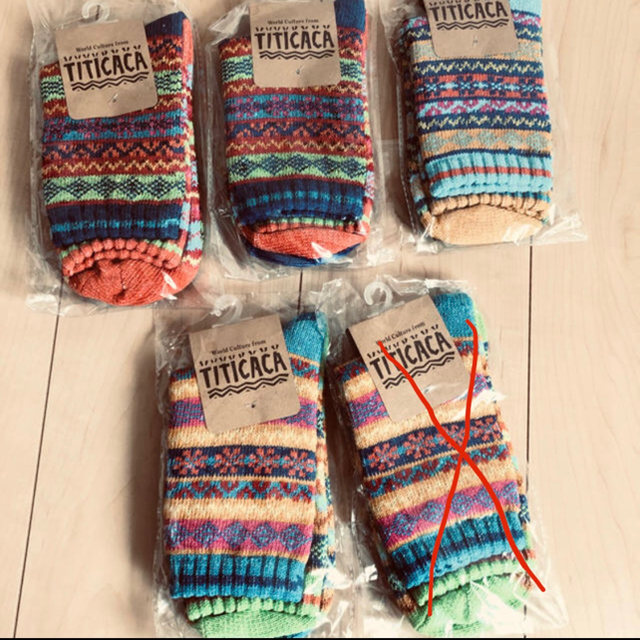 titicaca(チチカカ)の新品　チチカカ 靴下 レディースのレッグウェア(ソックス)の商品写真