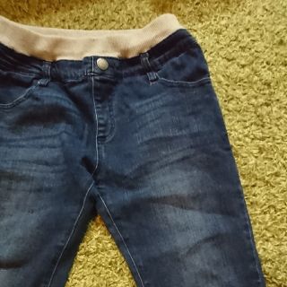 イッカ(ikka)のikka ストレッチデニムパンツ 150㎝ のびのびパンツ(パンツ/スパッツ)