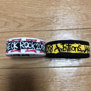 ワンオクロック(ONE OK ROCK)のONE OK ROCK リストバンド ラバーバンド(ミュージシャン)