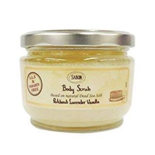 サボン(SABON)のSABON ボディ スクラブ パチュリラベンダーバニラ 320g(ボディスクラブ)