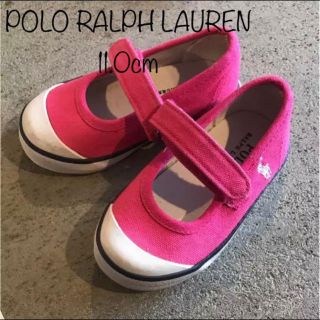 ポロラルフローレン(POLO RALPH LAUREN)のゆうき様専用【美品】ポロラルフローレン　ピンク　靴　(スニーカー)