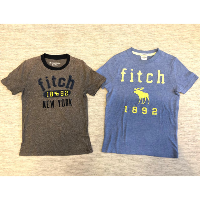 Abercrombie&Fitch(アバクロンビーアンドフィッチ)のアバクロ Tシャツ 140 *2枚セット* キッズ/ベビー/マタニティのキッズ服男の子用(90cm~)(Tシャツ/カットソー)の商品写真