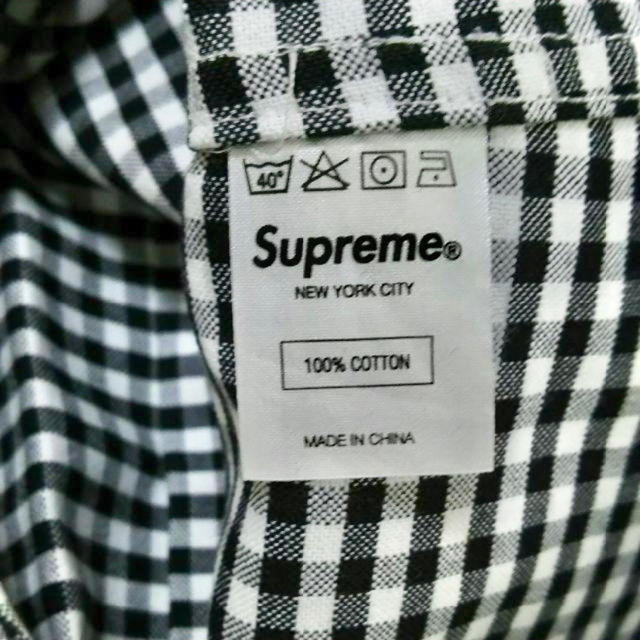 Supreme(シュプリーム)の美品　シュプリーム　ギンガムチェックシャツ　M メンズのトップス(シャツ)の商品写真