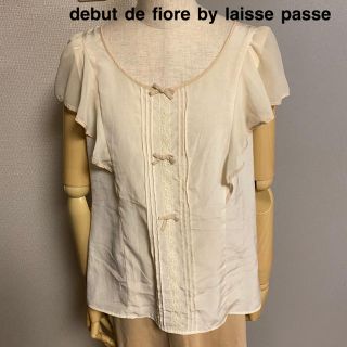 デビュードフィオレ(Debut de Fiore)の【debut de fiore by laisse passe】レース　ブラウス(シャツ/ブラウス(半袖/袖なし))