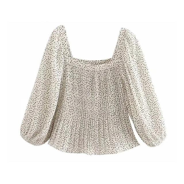 新品☆ZARA ザラ ドット柄ラウンドネックトップス 楽天市場】ドット（ブランドザラ）（トップス｜レディース