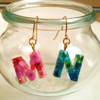 イニシャルピアス♪オーダー可( ☆∀☆)(オーダーメイド)