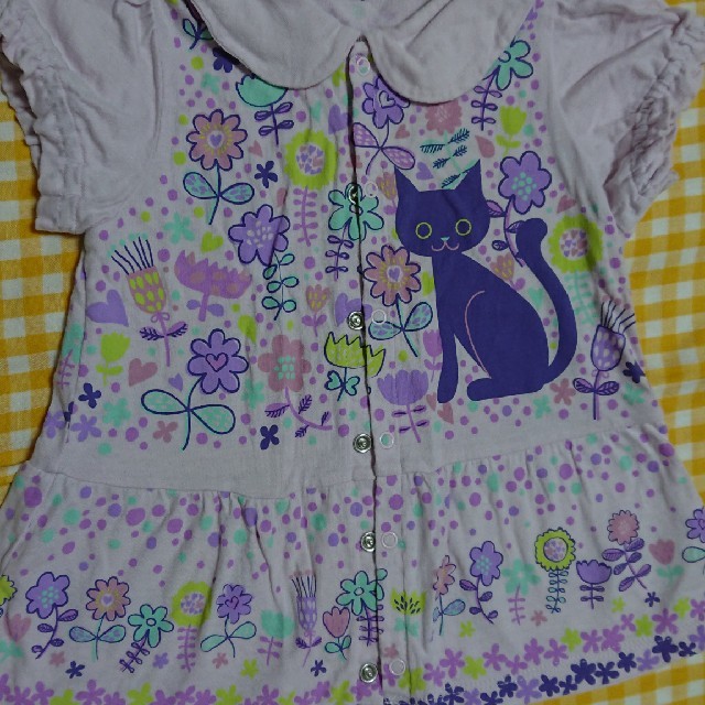 ANNA SUI mini(アナスイミニ)のANNA SUIミニ 半袖カーディガン キッズ/ベビー/マタニティのキッズ服女の子用(90cm~)(カーディガン)の商品写真