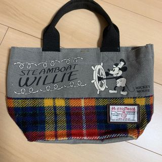 ディズニー(Disney)のHarris Tweed  ディズニー　バッグ(ハンドバッグ)