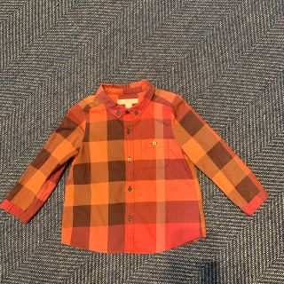 バーバリー(BURBERRY)のバーバリー  チェックシャツ　2y(ブラウス)