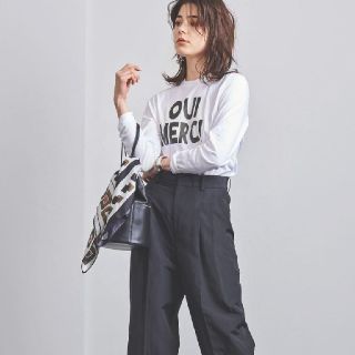 ユナイテッドアローズ(UNITED ARROWS)のUNITED ARROWS　MERCI カットソー　ホワイト　2020完売(カットソー(長袖/七分))