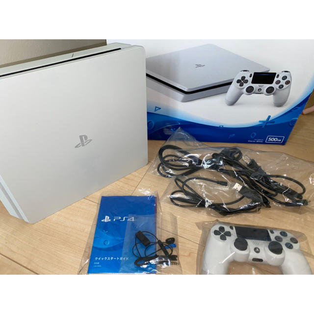 PS4 白　500gb 本体　美品　