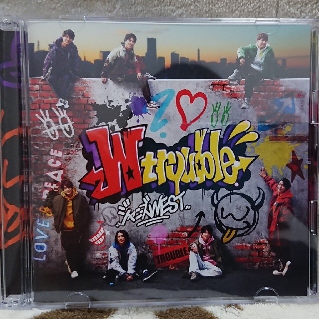 ID封入 ジャニーズWEST W trouble 初回盤B 新品未開封