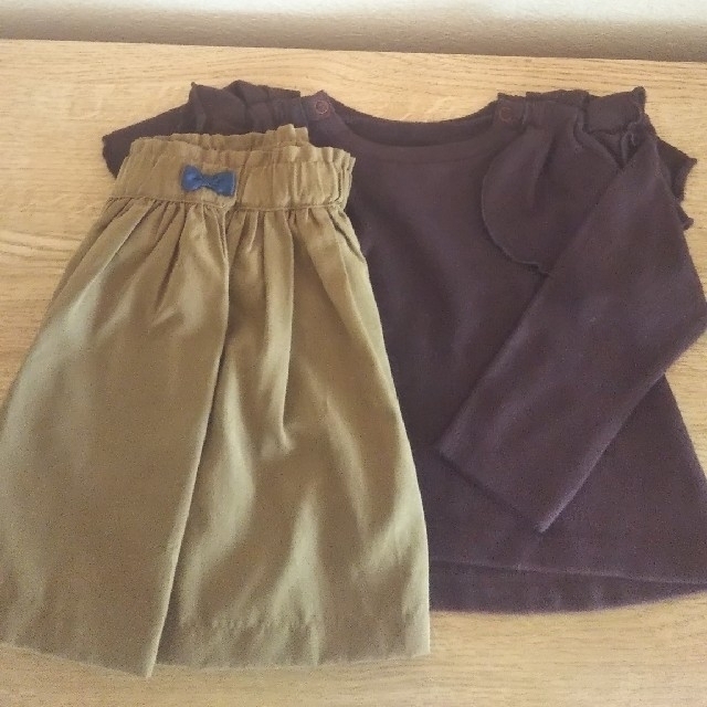 MARKEY'S(マーキーズ)のocean&ground  b.ROOM 女の子 90 スカート  カットソー キッズ/ベビー/マタニティのキッズ服女の子用(90cm~)(Tシャツ/カットソー)の商品写真