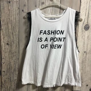 ザラ(ZARA)のZARA / レースタンクトップ　【早い者勝ち】(Tシャツ(半袖/袖なし))