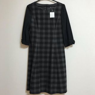 ストロベリーフィールズ(STRAWBERRY-FIELDS)の【タグ付き 新品】STRAWBERRY FIELDS ワンピース(ひざ丈ワンピース)