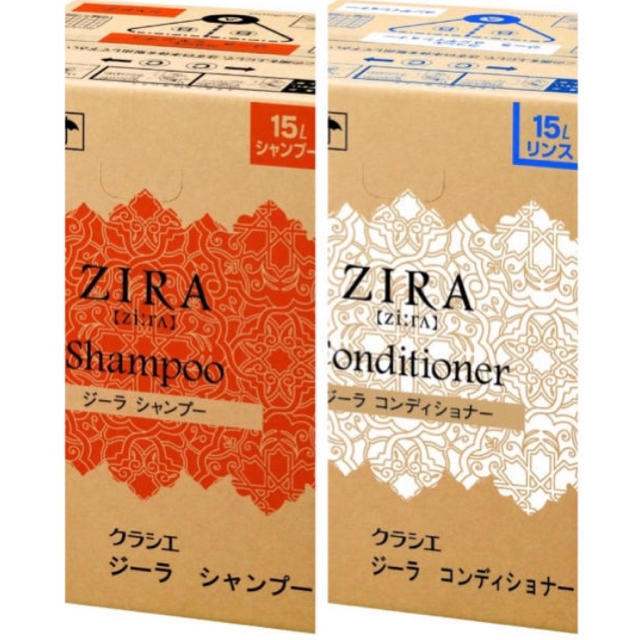 Kracie(クラシエ)のクラシエ ZIRA ジーラ シャンプー＆コンディショナー 各2000ml 詰替え コスメ/美容のヘアケア/スタイリング(シャンプー)の商品写真