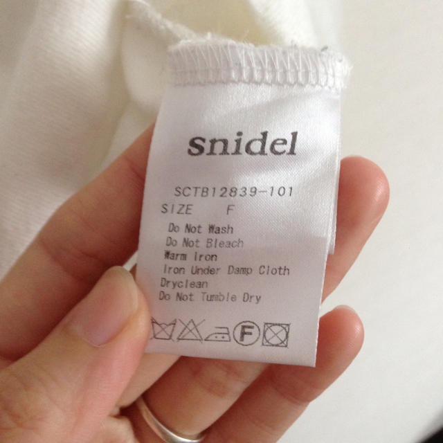 SNIDEL(スナイデル)のsnidel 雑誌掲載ゆるワンピ レディースのワンピース(ミニワンピース)の商品写真
