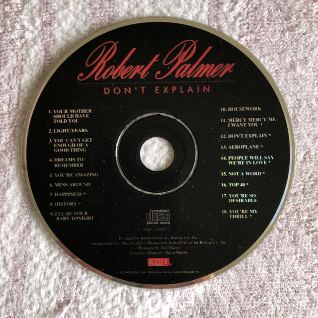 ロバート・パーマー/ドント・イクスプレイン エンタメ/ホビーのCD(ポップス/ロック(洋楽))の商品写真