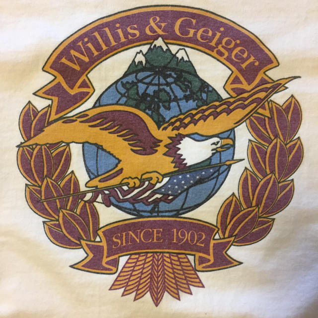 Engineered Garments(エンジニアードガーメンツ)のUSA製  Willis & Geiger エンブレムプリントTシャツ綿100 メンズのトップス(Tシャツ/カットソー(半袖/袖なし))の商品写真