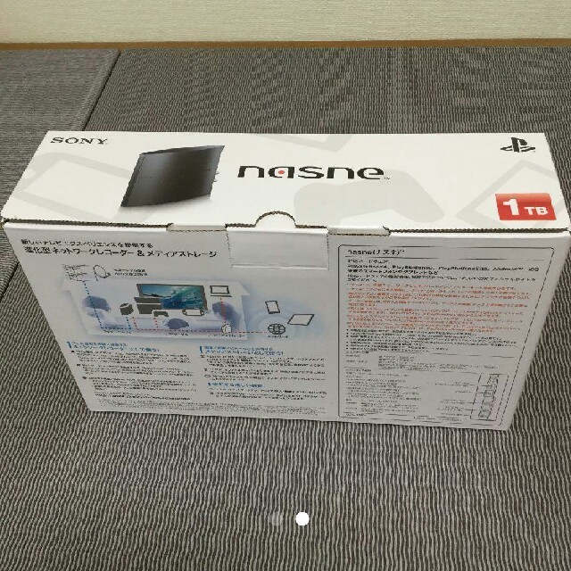 SONY(ソニー)の新品　nasne ナスネ 1TB   SONY ソニー  CUHJ-15004 エンタメ/ホビーのゲームソフト/ゲーム機本体(その他)の商品写真