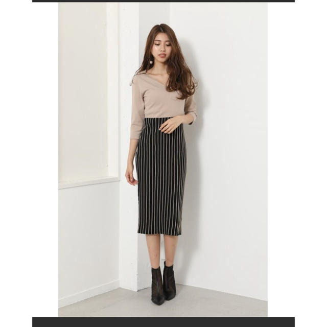 Stripe Tight Knit OP/ストライプタイトニットワンピース