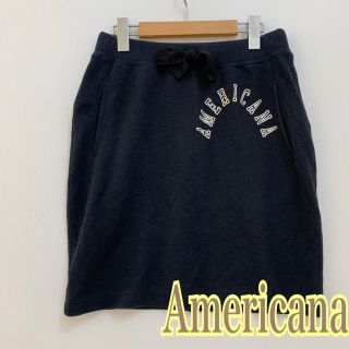 アメリカーナ(AMERICANA)のamericana アメリカーナ　スウェット　トレーナー　スカート (ひざ丈スカート)