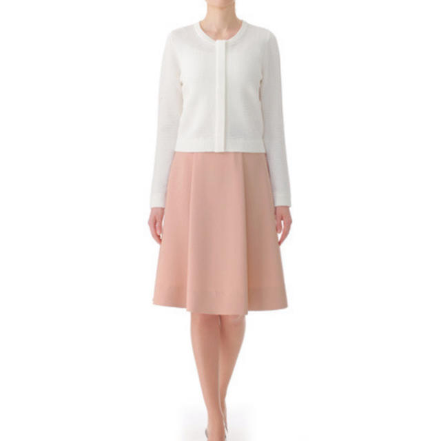 M-premier(エムプルミエ)の美品　エムプルミエ　ピンク　ミモレ　スカート レディースのスカート(ひざ丈スカート)の商品写真