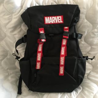 マーベル(MARVEL)のマーベル　大容量黒リュック(リュック/バックパック)