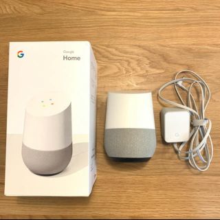 アンドロイド(ANDROID)の美品　Google Home グーグルホーム(スピーカー)