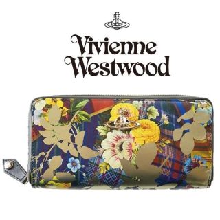 ヴィヴィアンウエストウッド(Vivienne Westwood)の新品 ヴィヴィアンウエストウッド ショルダー付ラウンドファスナーゴールド(財布)