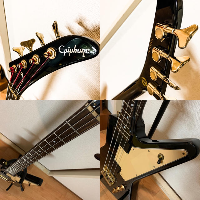 エピフォン　エクスプローラー　ベース　状態良好　epiphone gibson 1