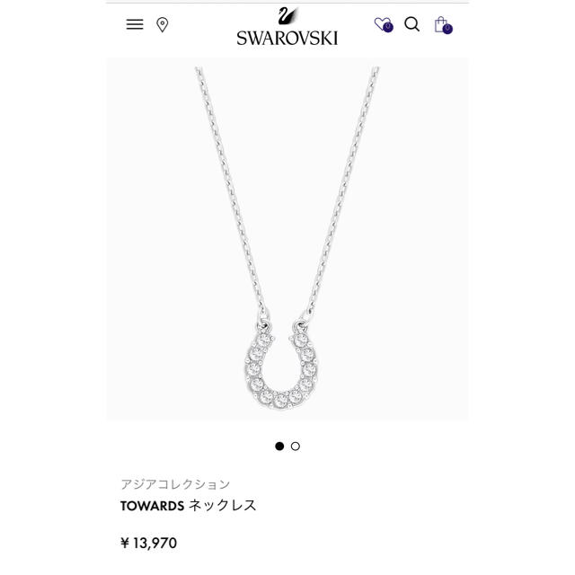 SWAROVSKI(スワロフスキー)のスワロフスキー　ネックレス　..様専用 レディースのアクセサリー(ネックレス)の商品写真