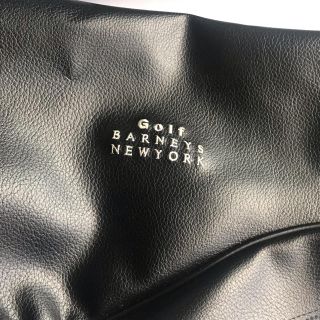 バーニーズニューヨーク(BARNEYS NEW YORK)の新品未使用　バーニーズニューヨーク　ゴルフ　ケース　カバー　黒(バッグ)