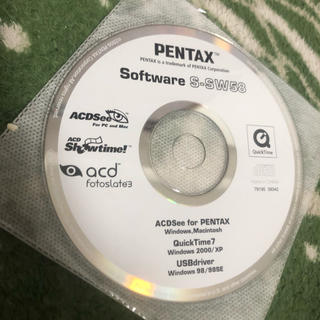 ペンタックス(PENTAX)のPENTAX Soetware S-SW58(その他)
