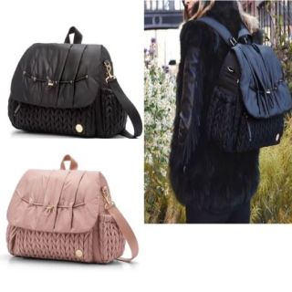 HAPP Levy Back pack リュック マザーズバッグ　ネイビー(マザーズバッグ)