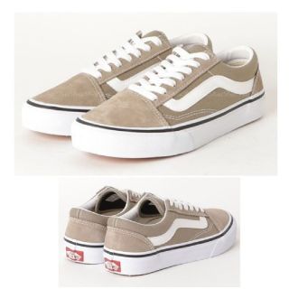 ヴァンズ(VANS)の今期　新作　新品　バンズ　オールドスクール　ベージュ　トープ(スニーカー)