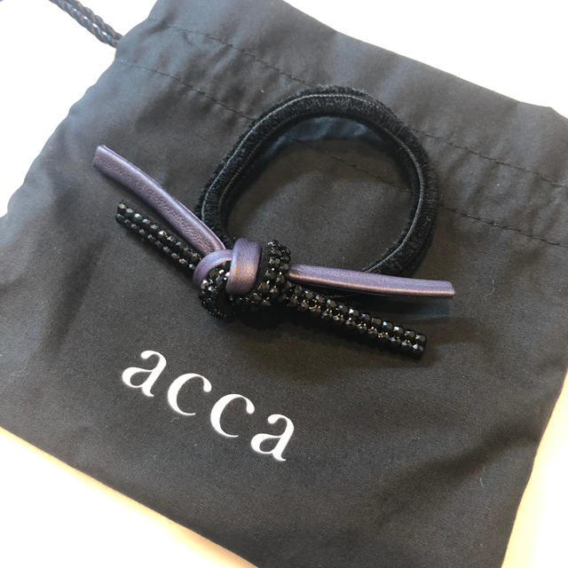 acca(アッカ)のshioringo55様専用　アッカ　リボンゴム　ダブルスキニーボウ ハンドメイドのアクセサリー(ヘアアクセサリー)の商品写真