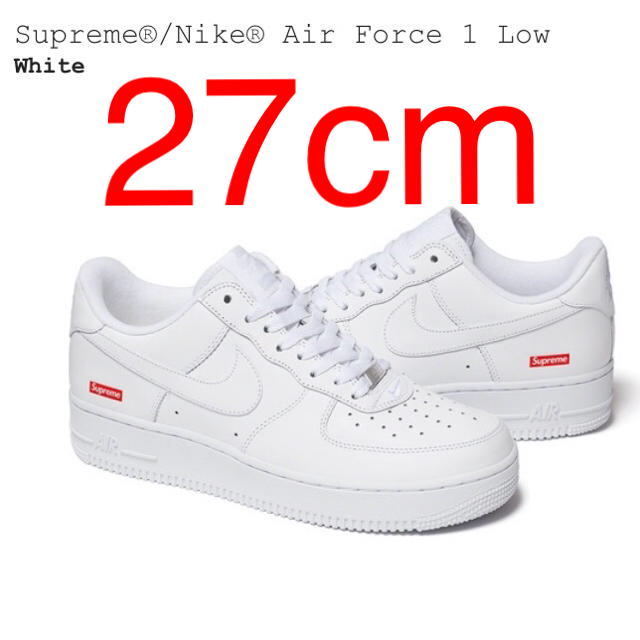 白 27 Supreme®/Nike® Air Force 1 Low