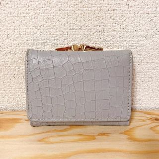 ミニ財布　グレー(財布)