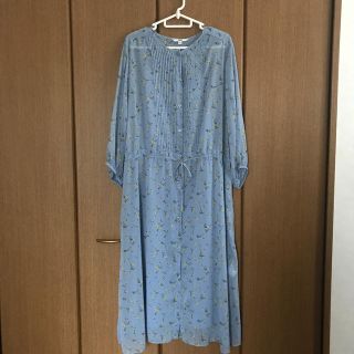 ユニクロ(UNIQLO)の♡ココア♡様専用  大きいサイズ UNIQLO 花柄ワンピーXXL(ロングワンピース/マキシワンピース)