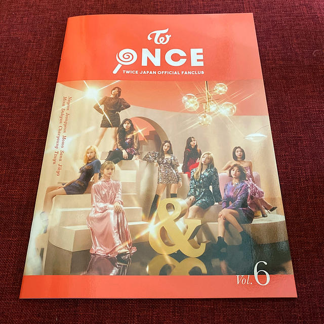 TWICE 会報 vol.6 最新号 ファンクラブ　once限定版　翌日発送‼️ エンタメ/ホビーのCD(K-POP/アジア)の商品写真