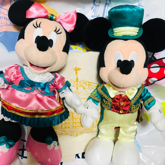 Disney ディズニーランドホテル ぬいぐるみ ミッキー ミニー ペア