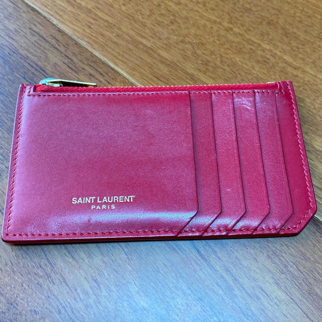 超ポイントアップ祭小物サンローラン カードケース 小銭入れ saint laurent 国内正規品