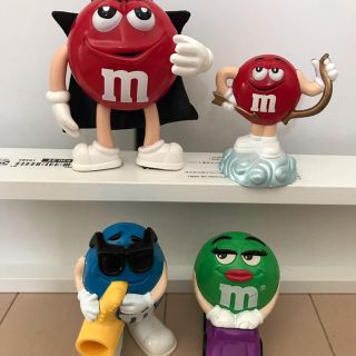 エムアンドエム(M&M)のm &m’s  キャラクターフィギュア4個セット(キャラクターグッズ)