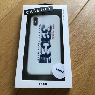 sacai  i Phone case Xs Max WHITE