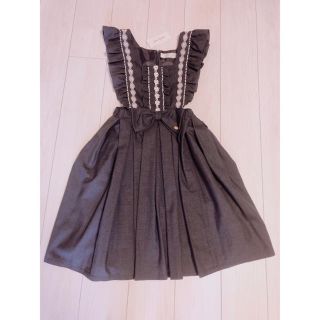 ルルゲッタ ウールフリルエプロンワンピース ロリィタ